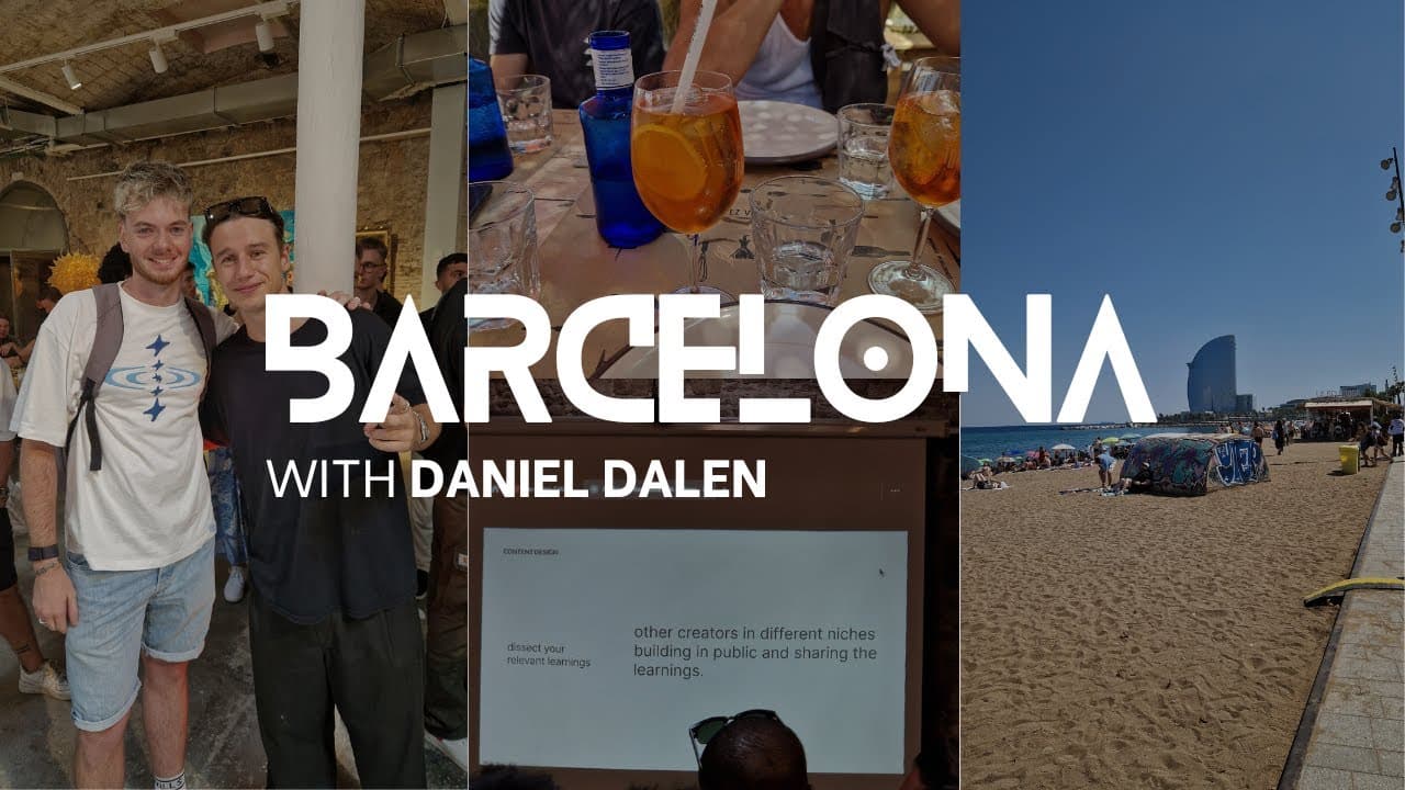 POV: You meet Daniel Dalen in Barcelona